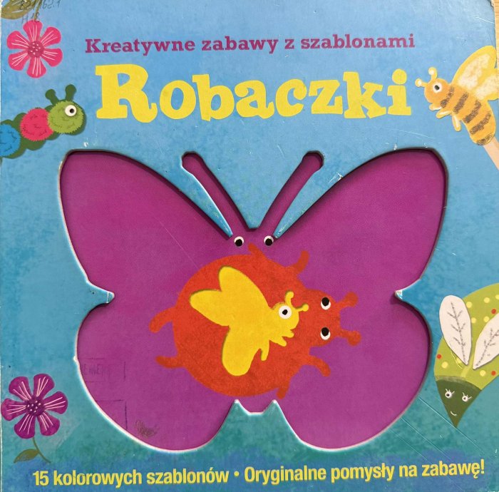 Kreatywne zabawy z szablonami. Robaczki