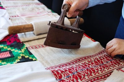 Праска на жар. Любешівщина. Полісся.