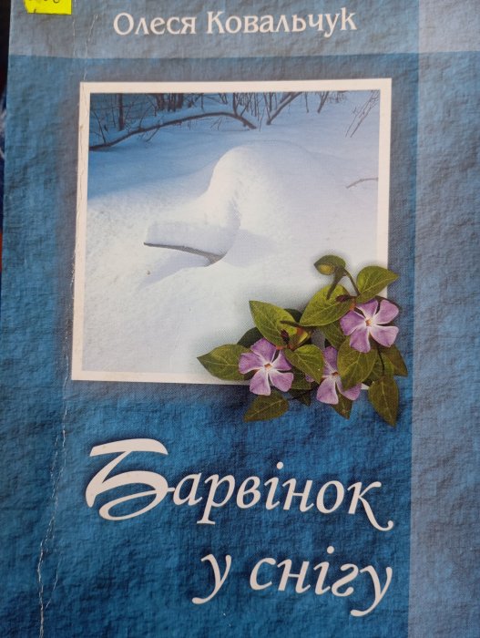 Барвінок у снігу